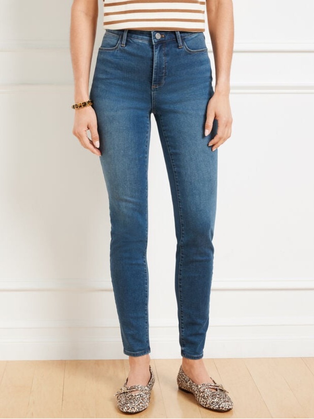 Talbots Jeggings Women’s Size 12 Medium Wash Stretch Denim Skinny Jeans